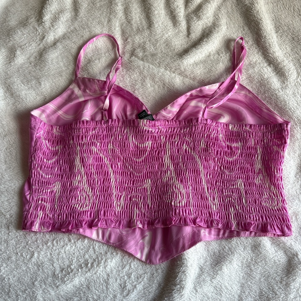 Wild Fable Pink Bandeau Top